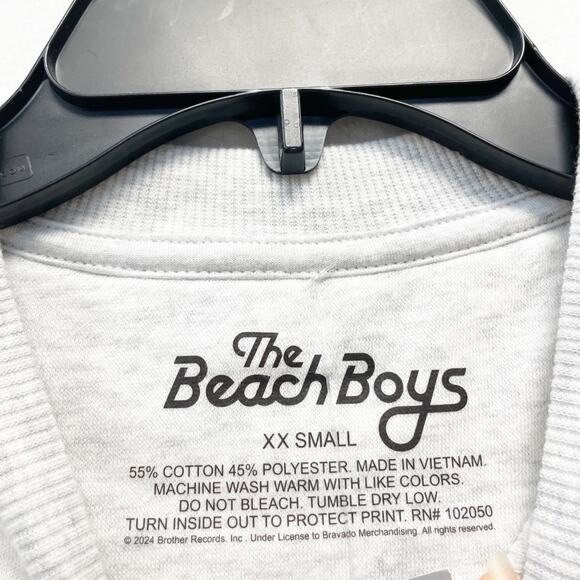 The Beach Boys Women's Mountain Graphic Sweatshirt Heather Gray Size M - Picture 5 of 5